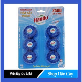 6 Viên Tẩy Rửa Làm Thơm Toilet Một Lần Mua Xài 2400 Lần Xả Nước