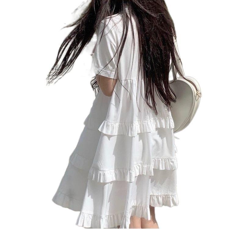 Đầm Polo Tay Ngắn Phối Nơ Phong Cách Hàn Quốc Thời Trang Mùa Hè Mới Cho Nữ