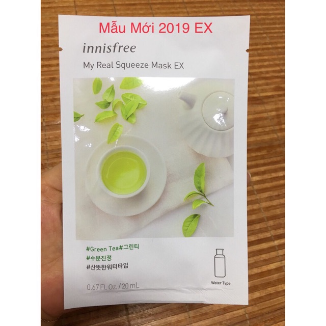 Lẻ miếng Mặt Nạ INNISFREE My Real Squeeze Mask 20ml