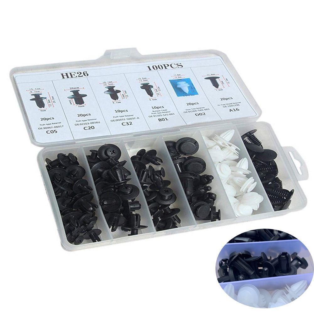 LAY Kẹp Cố Định Tấm Chắn Bùn Xe Hơi Bằng Nhựa Hỗn Hợp Mới