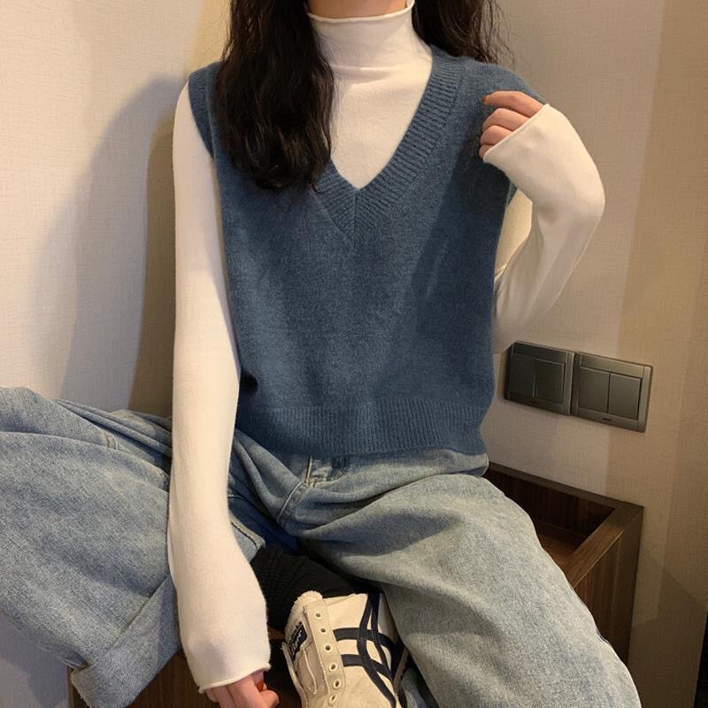 [ ORDER ] Áo ghile len phong cách uzluzzang | BigBuy360 - bigbuy360.vn