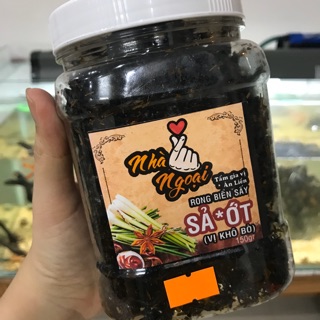 Rong biển sấy sả ớt vị bò khô chay
