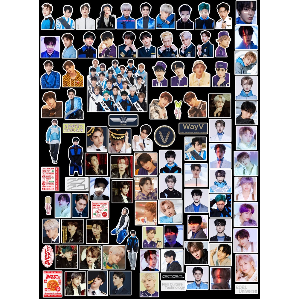 NCT 2021 Album UNIVERSE Stickers Phone Luggage Tag Diy Sticker