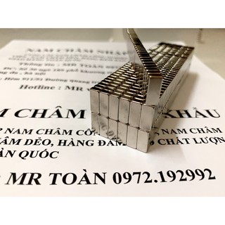 10 viên nam châm chữ nhật 12x5x3mm