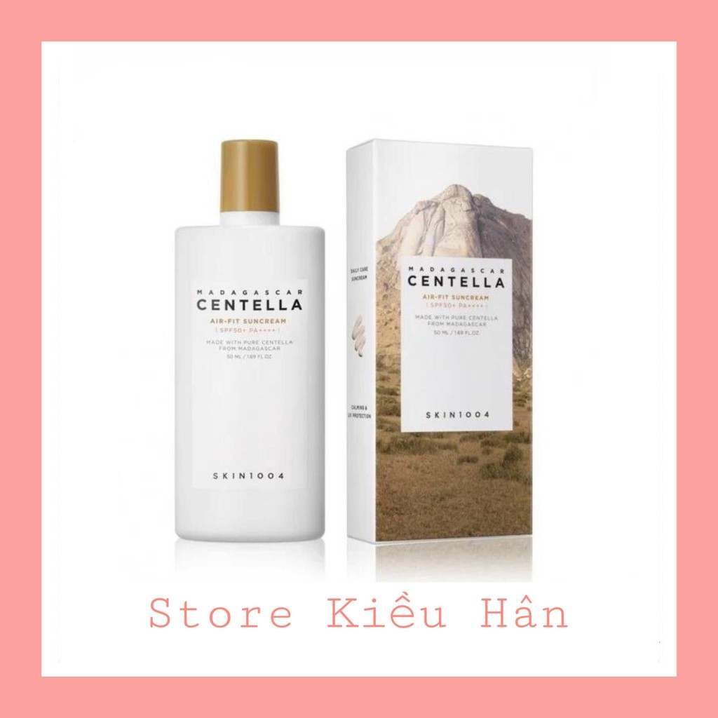 Kem Chống Nắng Rau Má Mỏng Nhẹ, Không Trôi Skin1004 Madagascar Centella