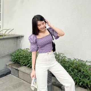 QUẦN JEANS SUÔNG BASIC ZAREEN JEA117 TRẮNG