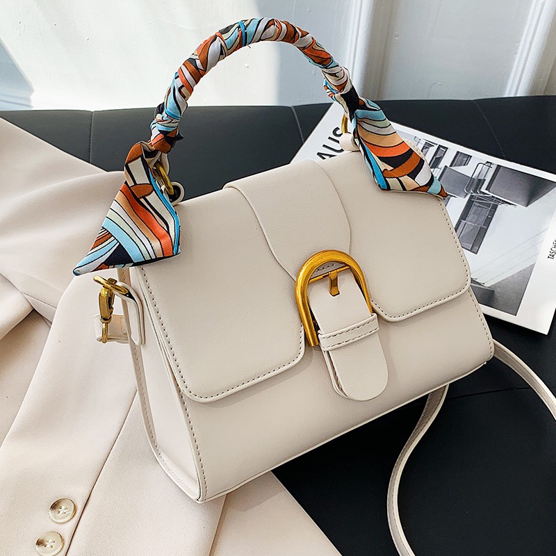 Túi xách nữ đẹp cao cấp thời trang giá rẻ công sở quai lụa da mịn LALAVA STORE TX1
