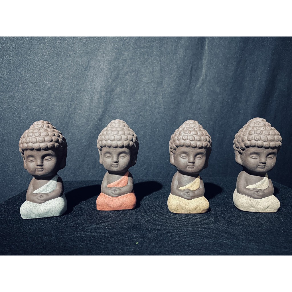 Tượng Phật Như Lai nhỏ Trang trí xuyên biên giới Little Monk Phụ kiện ô tô Hoa Vật nuôi Bonsai Phụ kiện bể cá Cảnh quan. | BigBuy360 - bigbuy360.vn