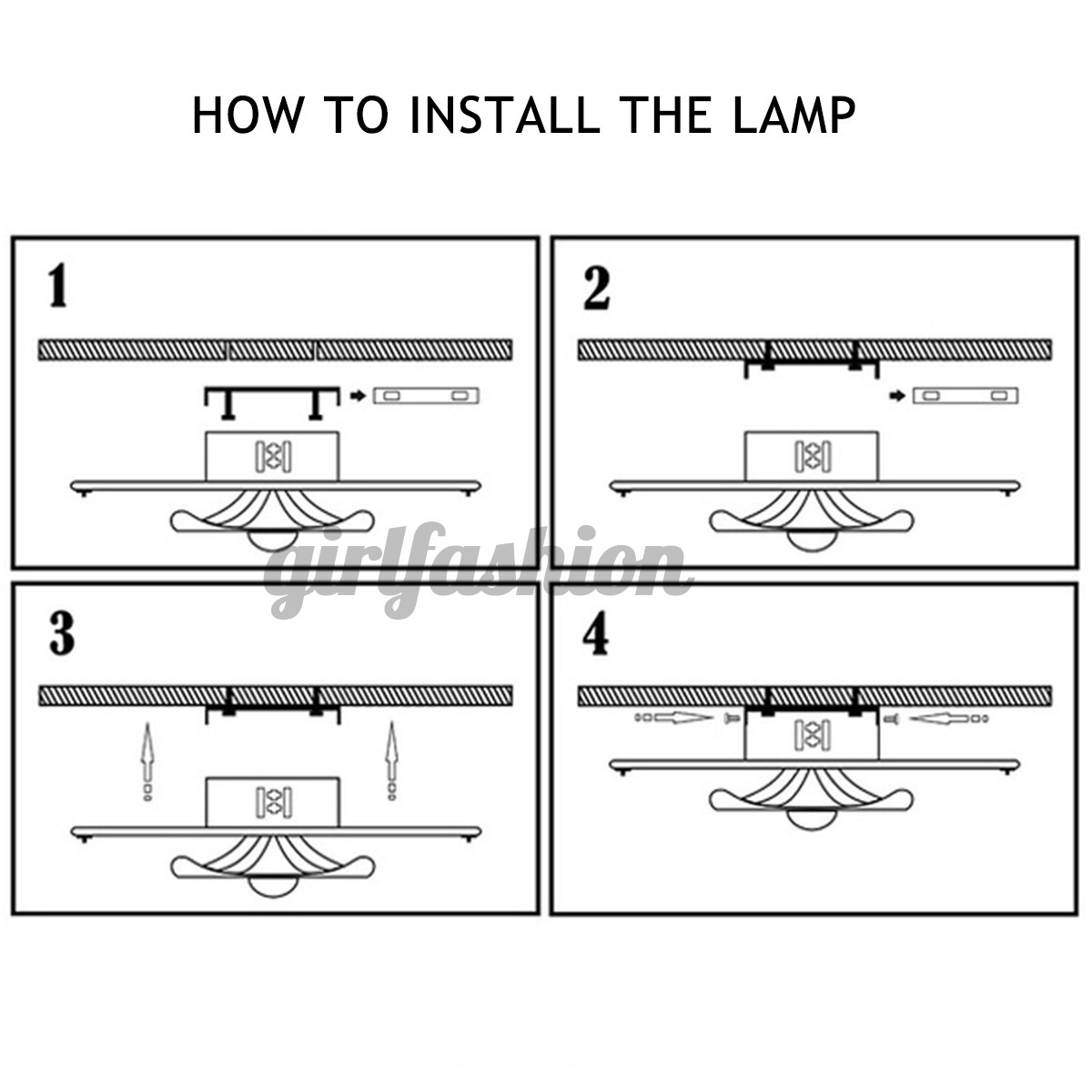 Đèn chùm LED pha lê âm trần thời trang 110V-220V