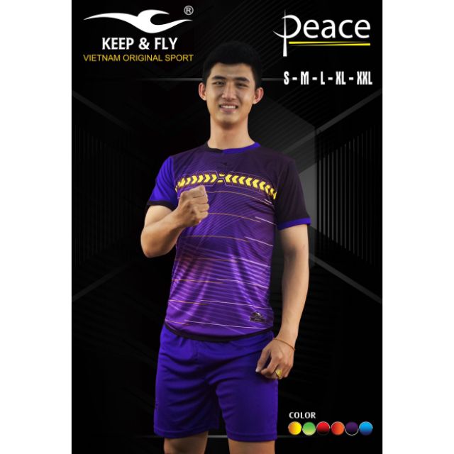 Quần áo đá bóng keep &amp; fly nhận in tên số theo yêu cầu