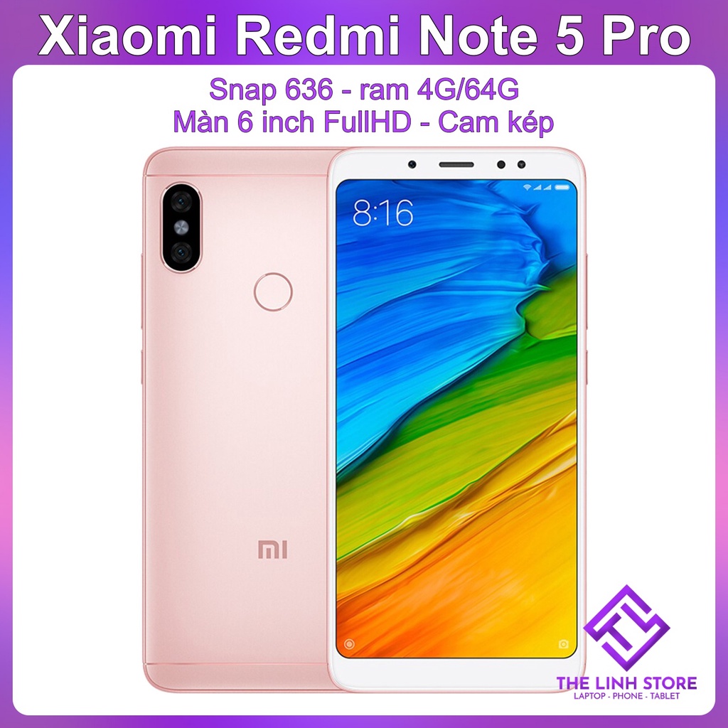 Điện thoại Xiaomi Redmi Note 5 Pro - Snap 636 Ram 6G 64G