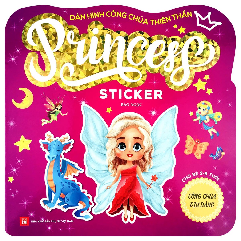 Sách - Princess Sticker - Dán Hình Công Chúa Thiên Thần (2-8 tuổi) - Lẻ tùy chọn