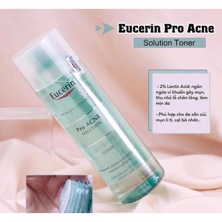 [ CHÍNH HÃNG ] Nước cân bằng da Eucerin ProAcne Solution Toner