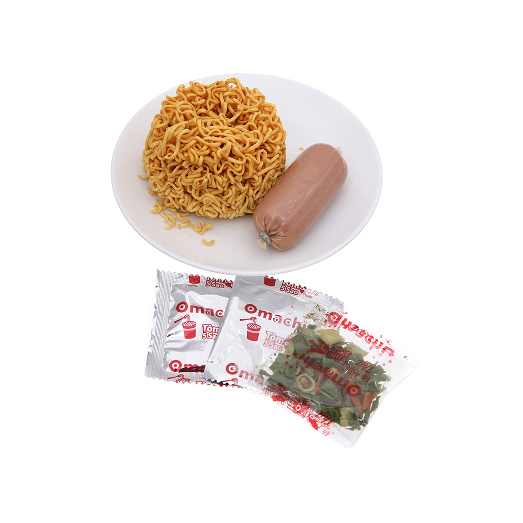 Ly mì khoai tây Omachi tôm chua cay 112g (có cây thịt thật) | BigBuy360 - bigbuy360.vn