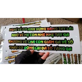 tem chữ 3D 7 màu