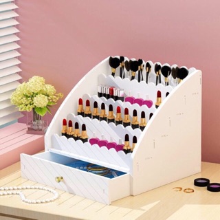 [Tặng giá đỡ điện thoại] Khay , kệ đựng son, phấn nền, sơn móng