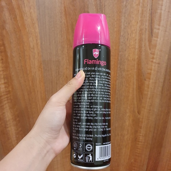 Bình Xịt Dưỡng Bóng Vỏ Lốp Ô Tô, Phục Hồi Nhựa Đen Lốp Xe Hơi FLAMINGO F010 500Ml