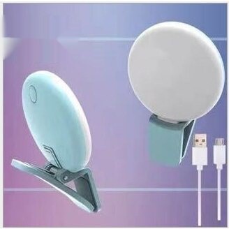 Vòng đèn LED mini hỗ trợ chụp ảnh selfie RK17 cho điện thoại thông minh