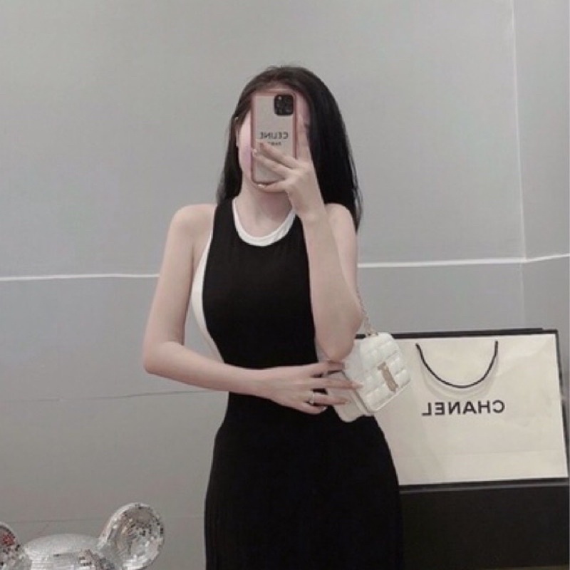 Túi xách nữ thời trang chữ B dây xích kẹp nách siêu xinh TX678