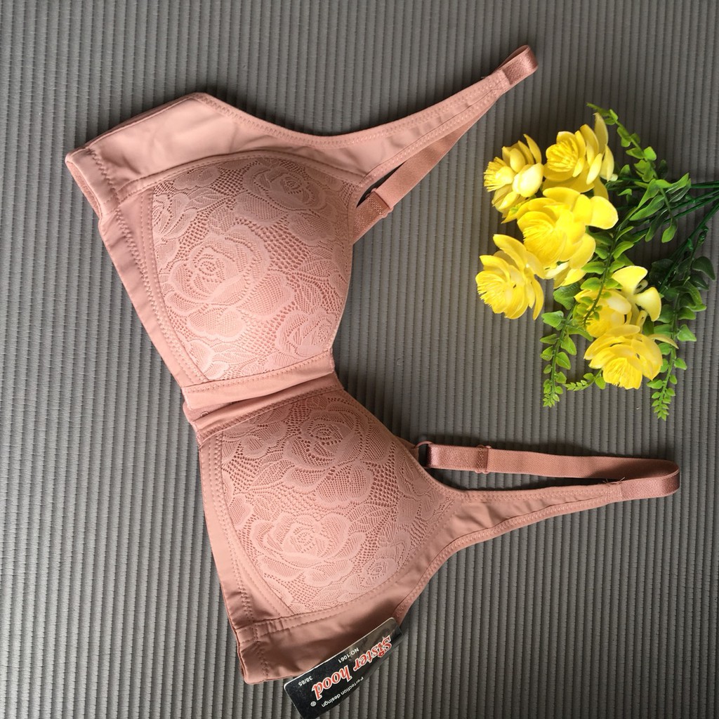 Áo lót cài trước không gọng , áo ngực dây mỏng 1061 không gian eva KGE