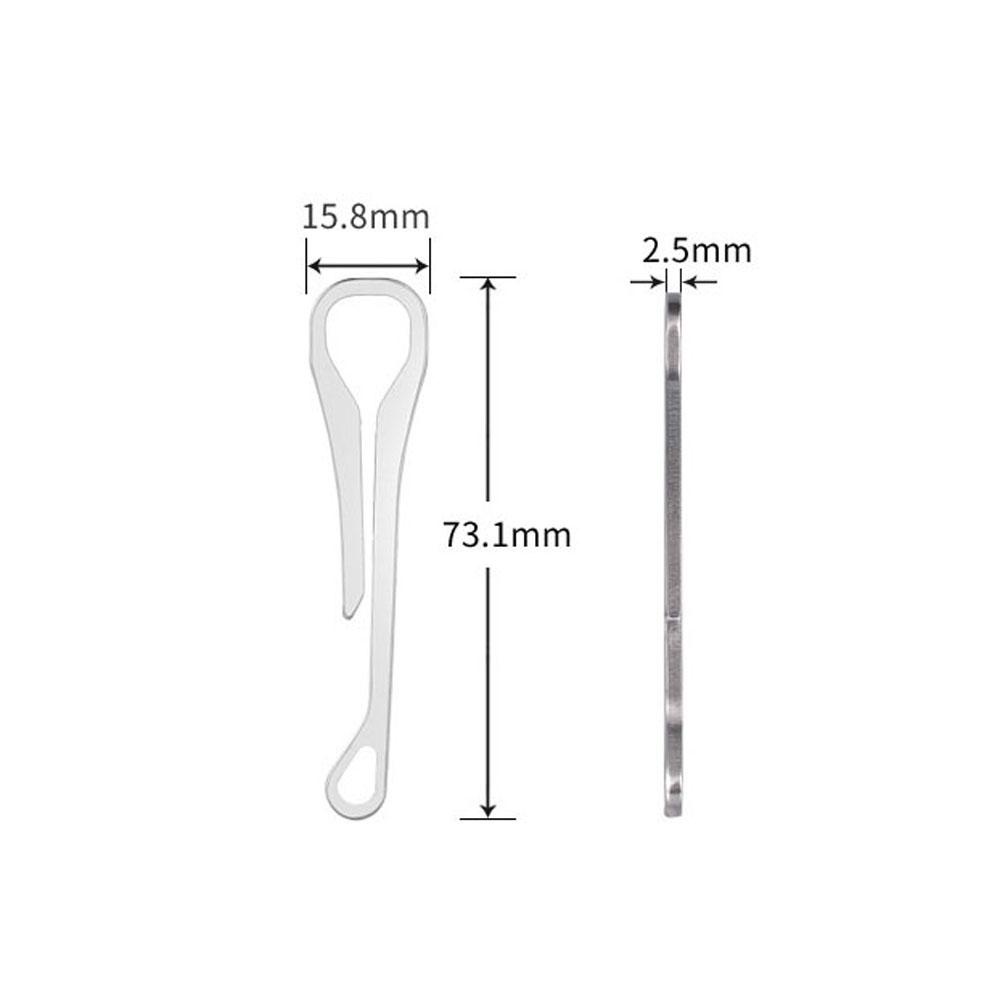 Móc Khóa Sinh Tồn Mini Bằng Thép Không Gỉ Tiện Dụng