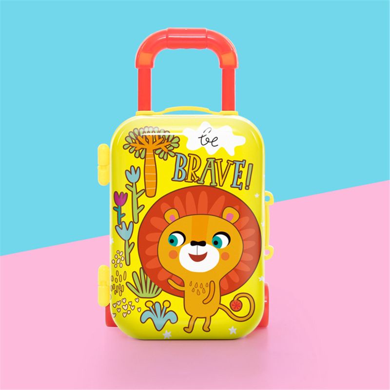 Hộp Đựng Kẹo Trò Chơi Mini Bằng Nhựa Hình Vali Dễ Thương Cho Bạn Gái