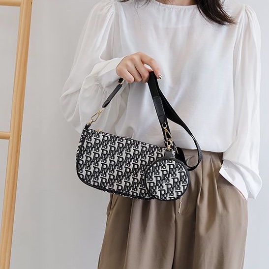 Túi đeo chéo nữ túi nhỏ cá tính họa tiết siêu xinh đi chơi phong cách Hàn Quốc tặng kèm túi mix đi kèm