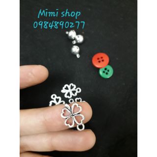 Mặt charm cỏ 4 lá mix vòng tay