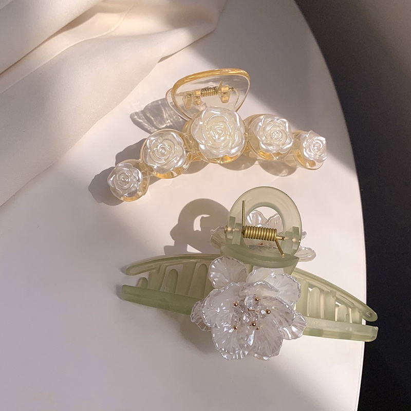 Kẹp Tóc Hình Hoa Trà