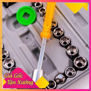 [XẢ KHO+FREE SHIP] Bộ khẩu xiết ốc , mở vít Bugi 40 chi tiết