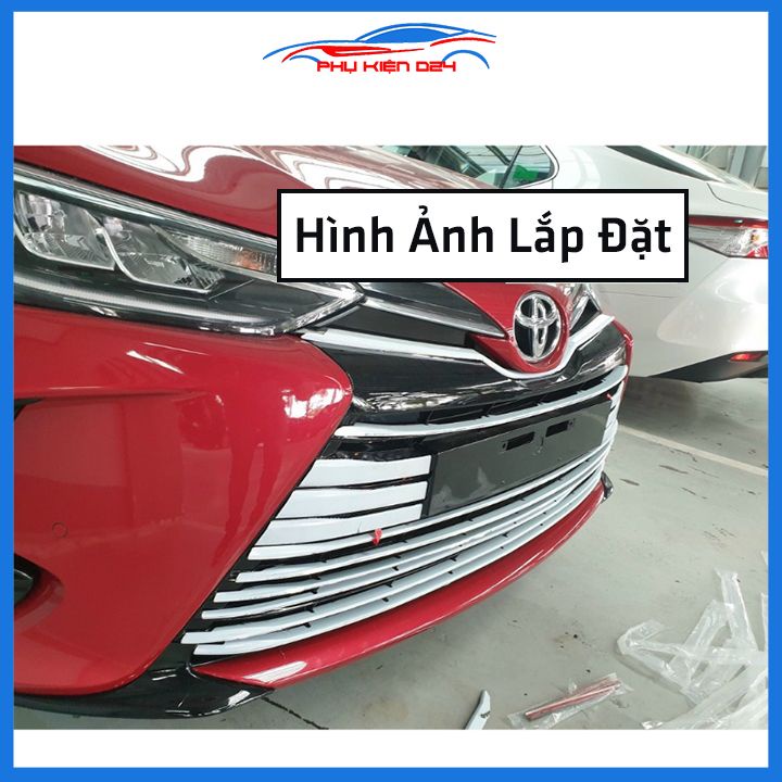 Ốp trang trí mặt ca lăng, calang Vios 2021-2022 trang trí làm đẹp xe