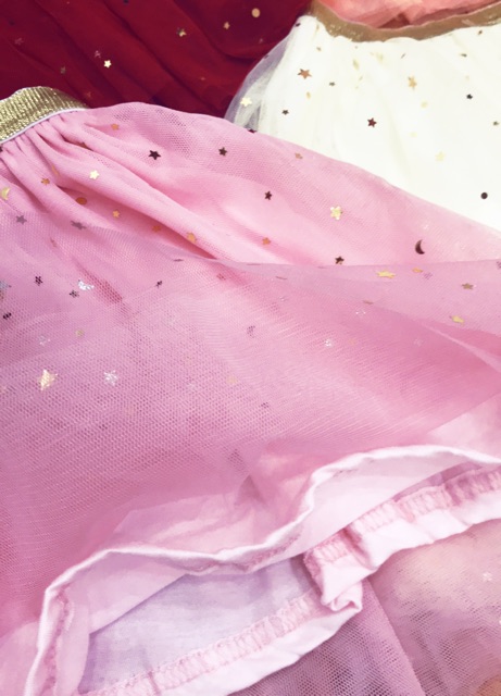 Chân váy voan cho bé