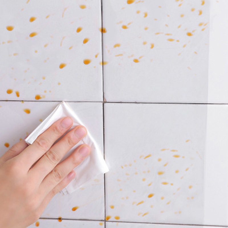 Giấy Dán Tường Nhà Bếp Trong Suốt Chịu Nhiệt Chống Dầu 60cm * 3m