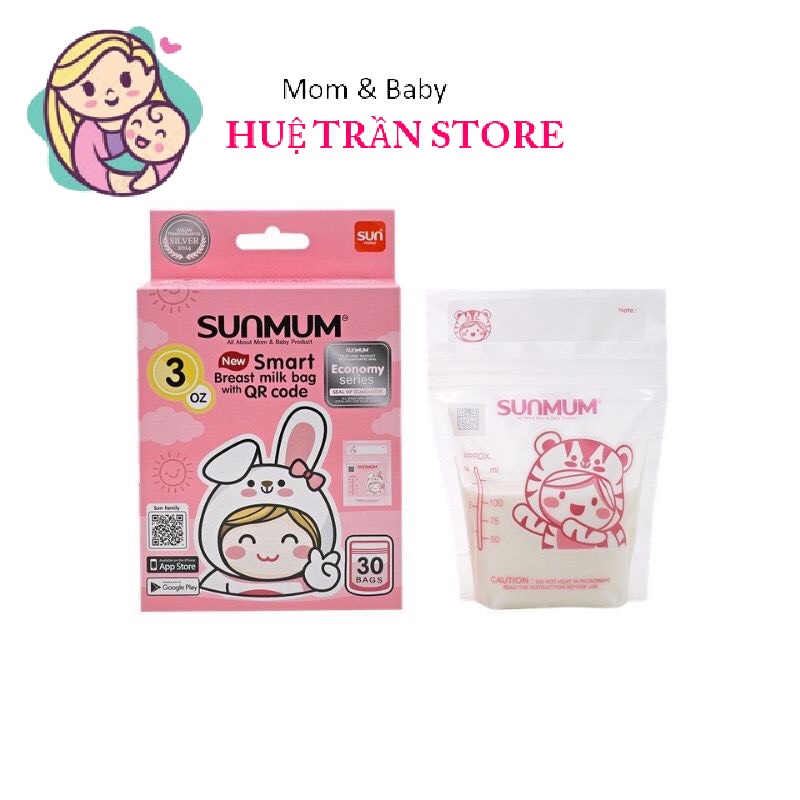 Túi Trữ Sữa Sunmum Hàng Thái Lan Mẫu Mới 2020