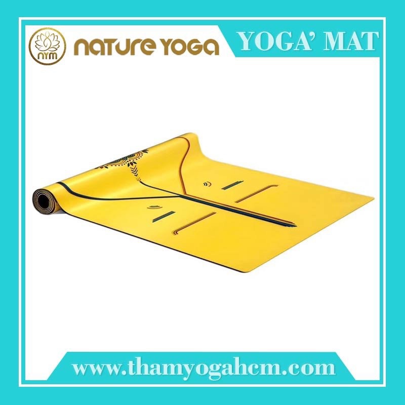 Thảm Yoga Chuẩn Đẹp PU Cao Su Nature - Thảm Du Lích Gấp Gọn kèm túi đựng