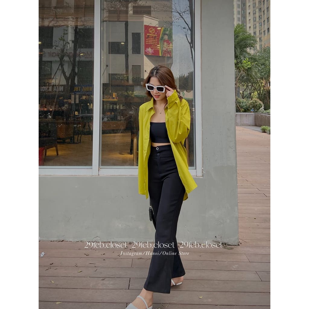 [Ảnh thật] Áo Sơ Mi Nữ Nhiều Màu Hot Trend 2022 Mặc Đẹp Phong Cách, Áo Sơ Mi Nữ Form Rộng