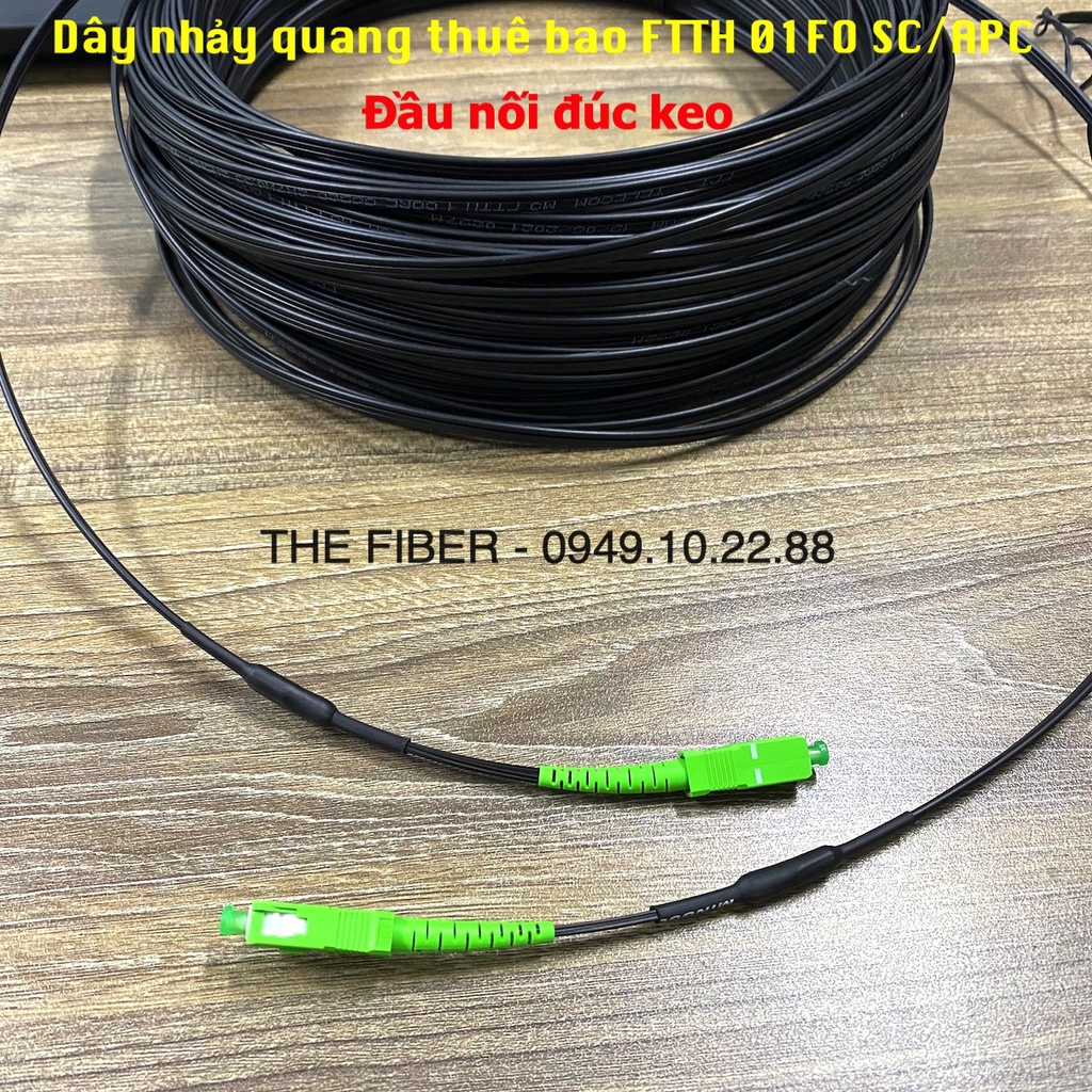 Dây nhảy quang thuê bao FTTH 01FO SC/APC-SC/APC - Chiều dài theo yêu cầu