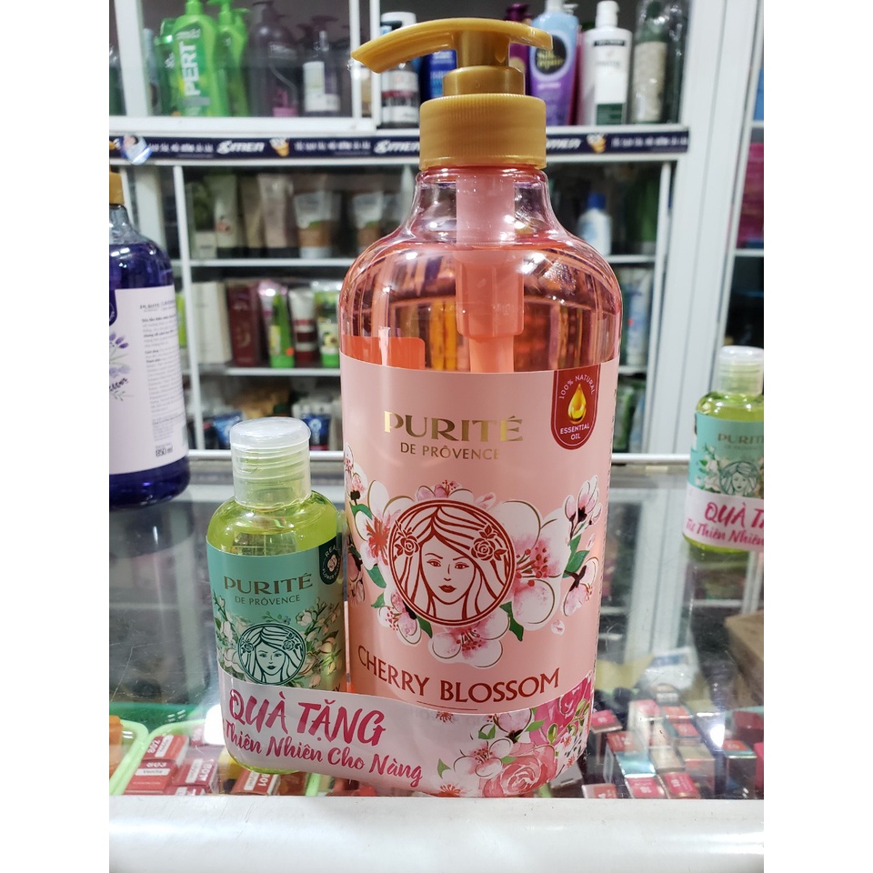 Sữa Tắm Purite De Provence Hoa Anh Đào (850ml)