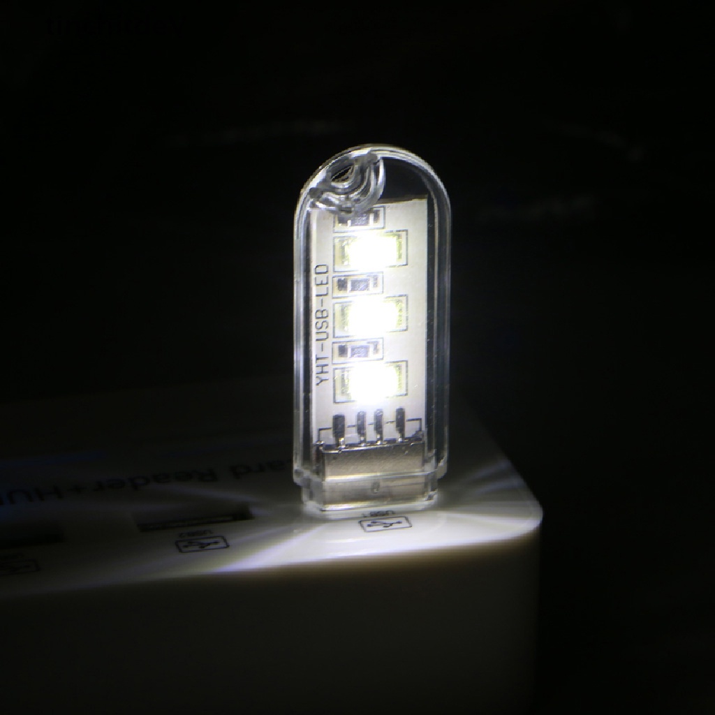 Đèn LED nhỏ di động thiết bị cắm trại ban đêm 3 bóng đèn LED
