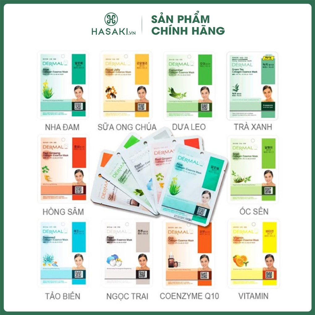 Mặt Nạ Dưỡng Da Dermal Essence Mask 23G Hasaki Sản Phẩm Chính Hãng