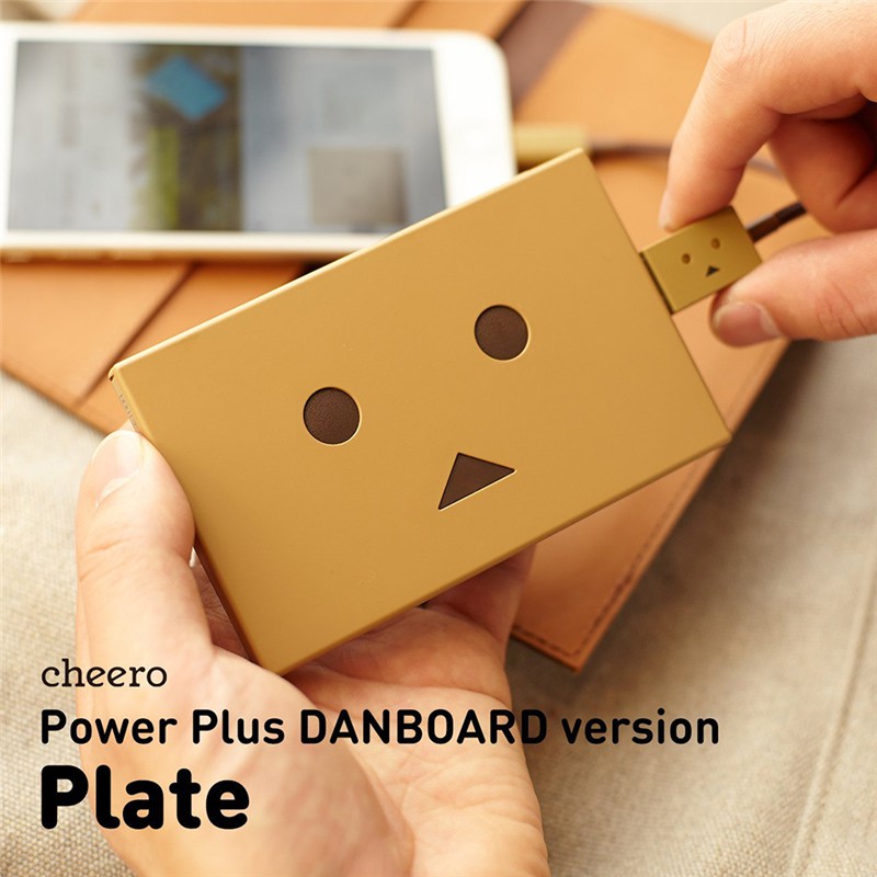 Pin Sạc Dự Phòng Cheero Danboard Plate CHE-055 4,200mAh - Hàng Chính Hãng