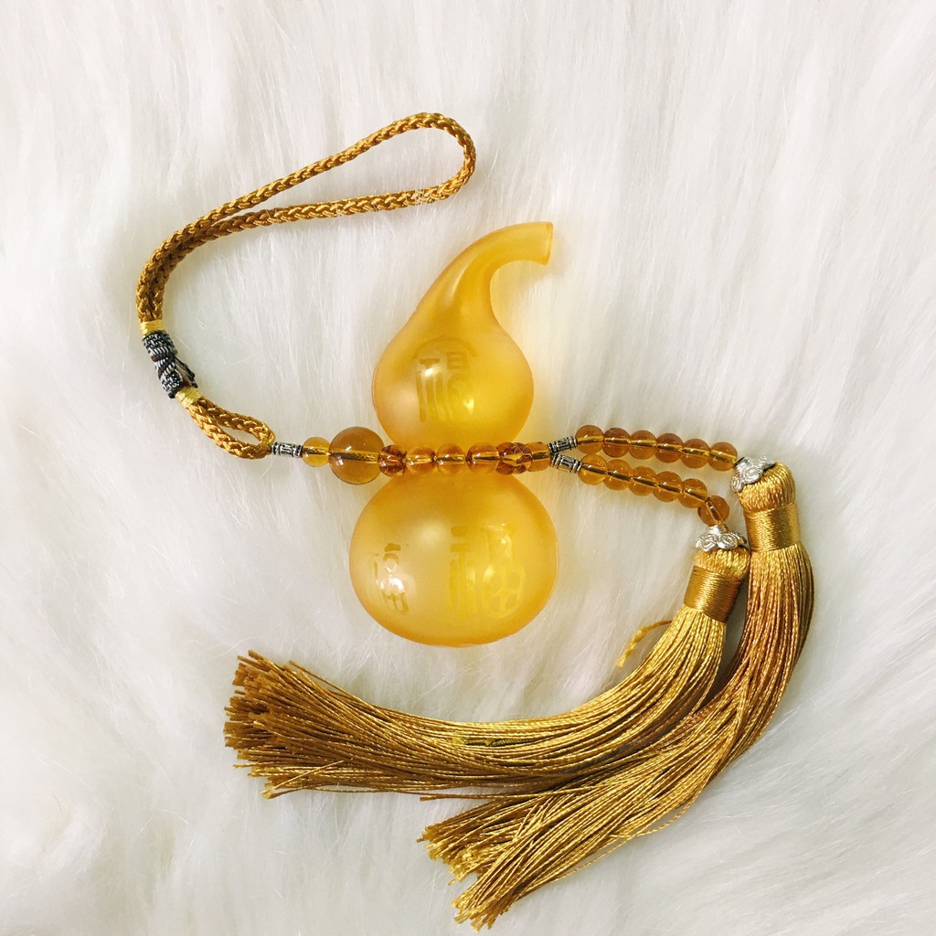 Bình hồ lô phong thủy đựng tinh dầu, nước hoa treo ô tô, xe hơi, trang trí trong nhà - bình 40ml