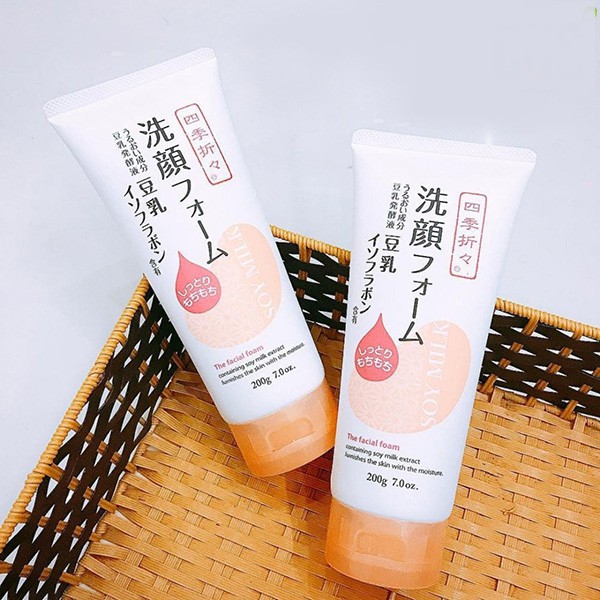 Sữa Rửa Mặt Tinh Chất Sữa Đậu Nành The Facial Foam S Select Nhật Bản (200g)