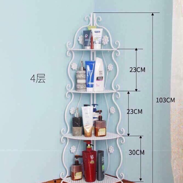 Kệ góc sắt 4 tầng