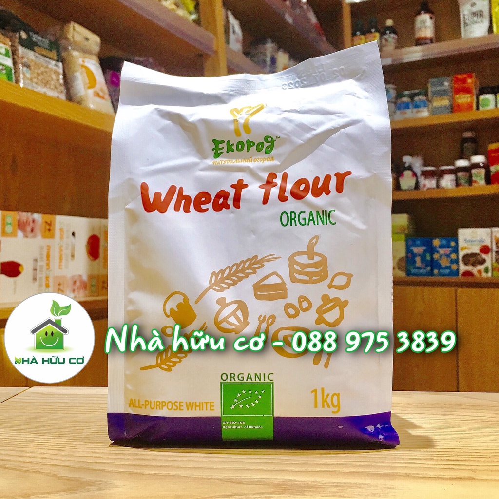 Bột mì đa dụng hữu cơ Ecorob 1kg/500g - Nhà hữu cơ