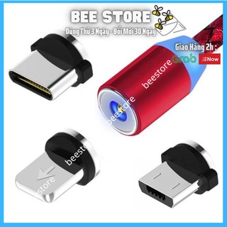 Đầu sạc nam châm tự hút Micro USB, Tpe C và Iphone