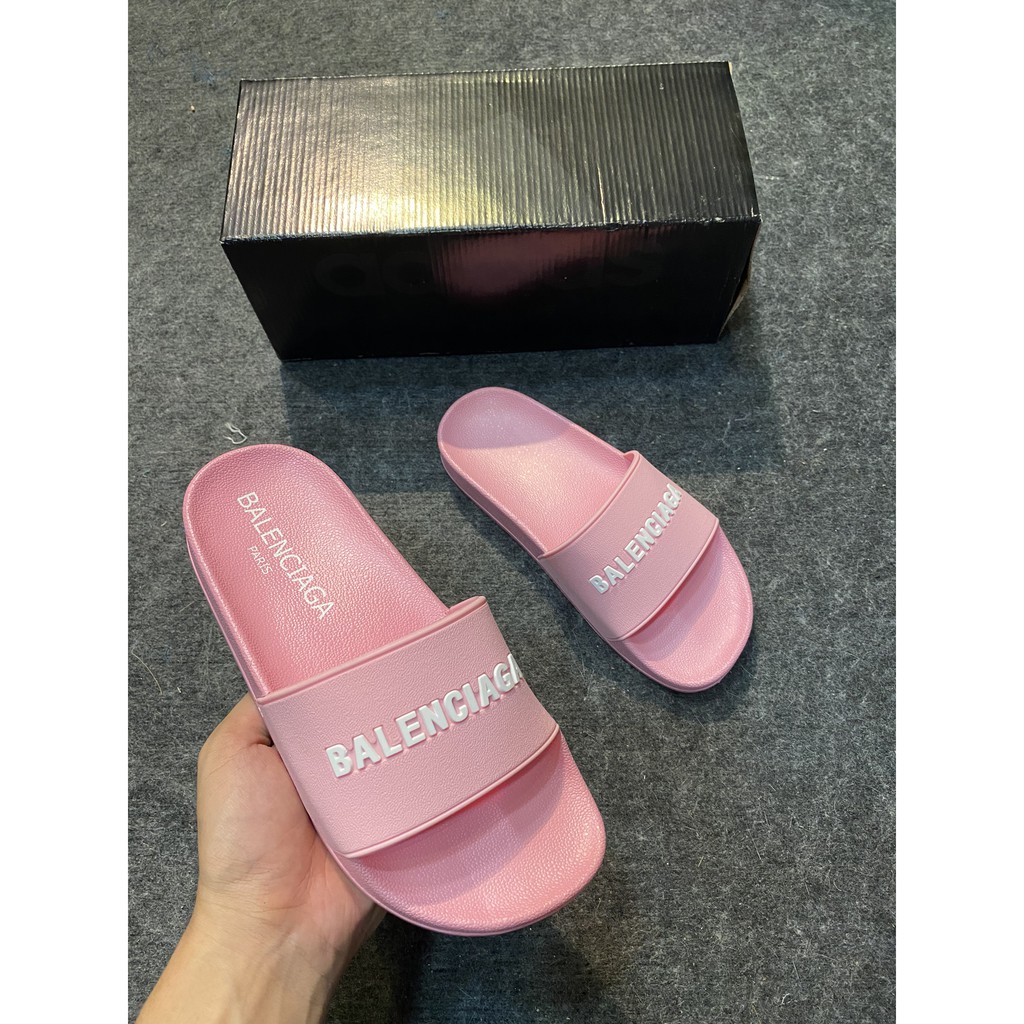 Dép balenciaga hồng nữ