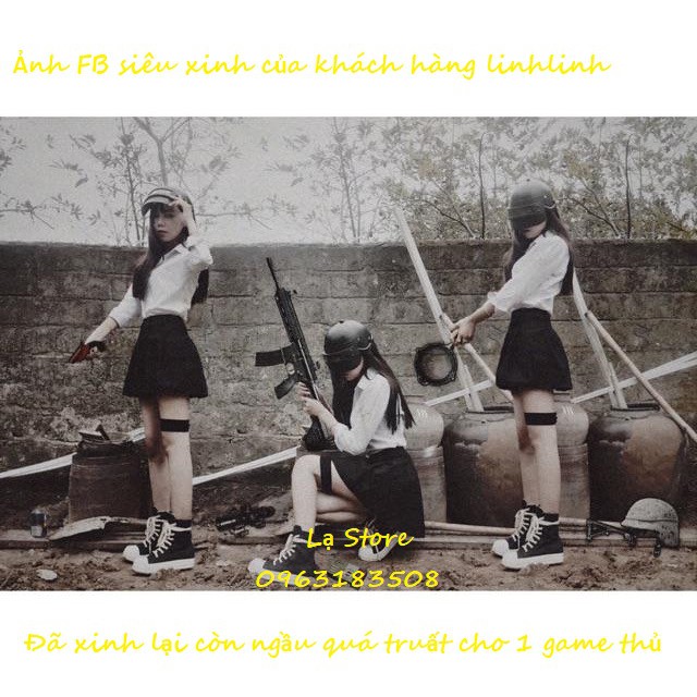 Mũ 3 PUBG cosplay