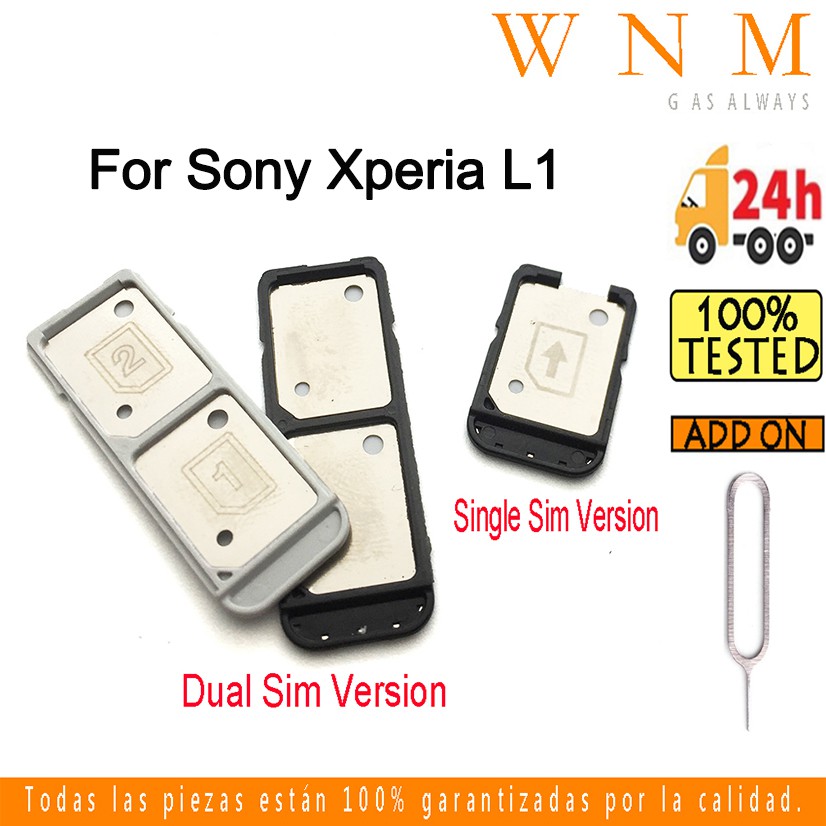 Khay Đựng Thẻ Sim Điện Thoại Thay Thế Cho Sony Xperia L1 G3311 G3312 G3313