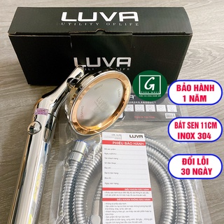 Vòi hoa sen luva vs6 kèm dây sen luva inox 304, dài 1.5m, bh 1 năm, đổi lỗi 30 ngày